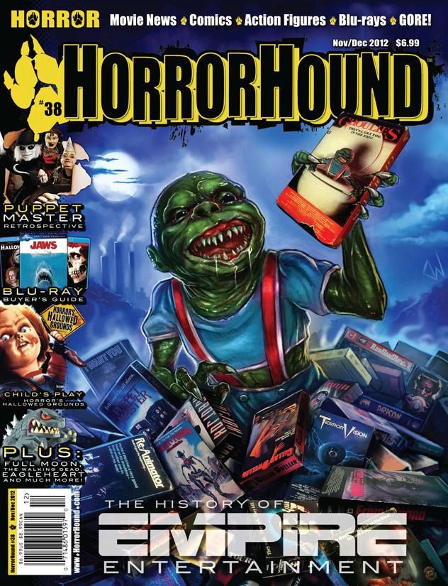 HORRORHOUND magazine cover Issue 38 November/December 2012