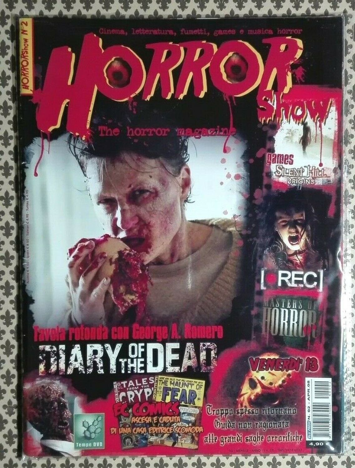HORROR SHOW magazine cover Issue 2 April 2008