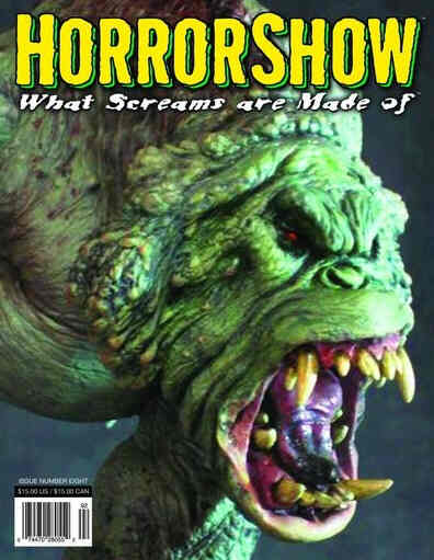 HORRORSHOW magazine cover Issue 8  2010