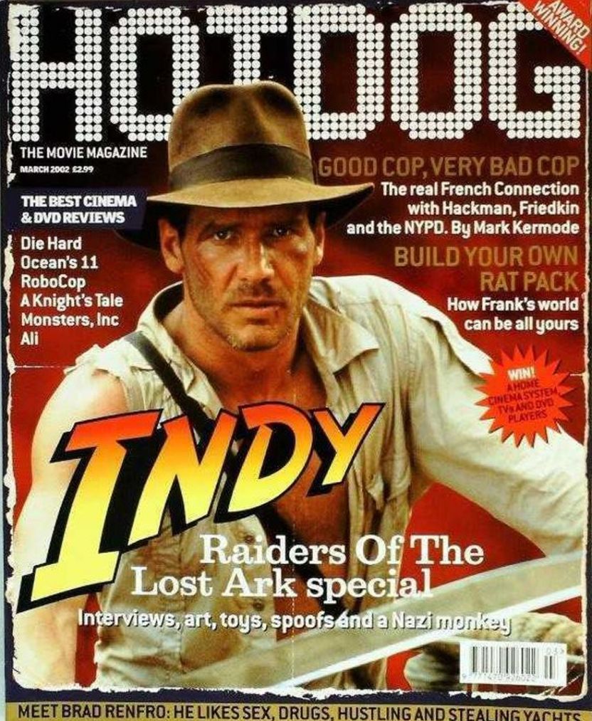 HOTDOG magazine side cover Issue 21 March 2002