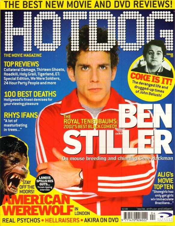 HOTDOG magazine cover Issue 22 April 2002