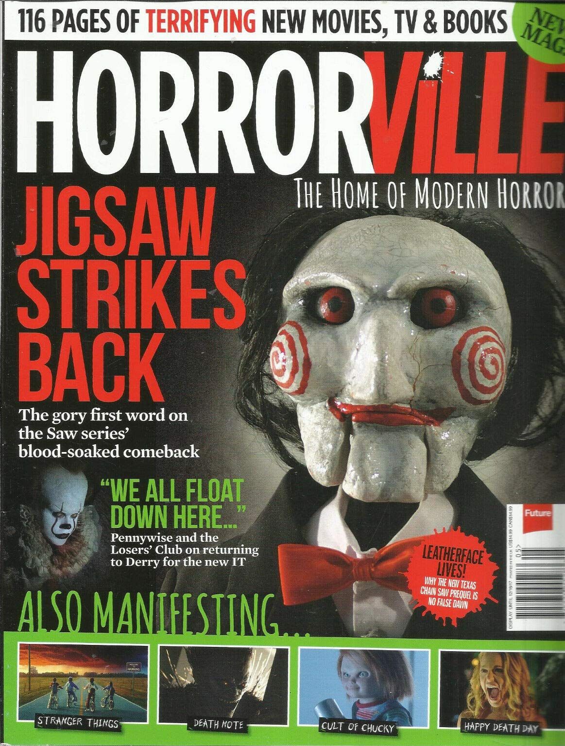 HORRORVILLE magazine cover Issue 5  August 2017