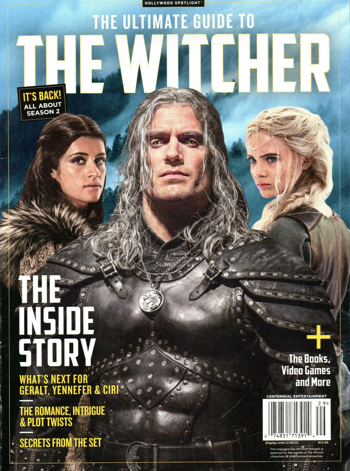 HOLLYWOOD SPOTLIGHT magazine side cover  January 2022