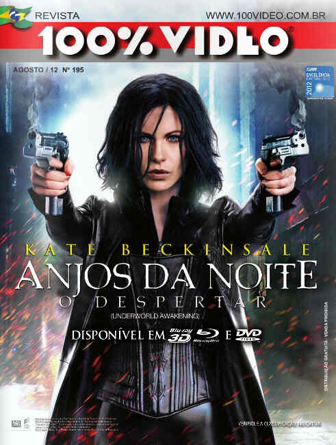 REVISTA 100% VIDEO magazine side cover Issue 195 August 2012