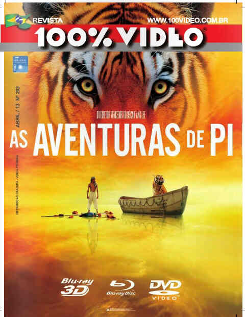 REVISTA 100% VIDEO magazine side cover Issue 203 April 2013