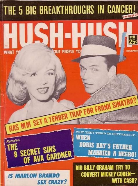 HUSH-HUSH magazine cover Issue 37 November 1961