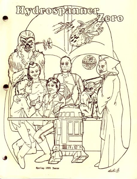 HYDROSPANNER ZERO magazine cover Issue 1 Spring 1981