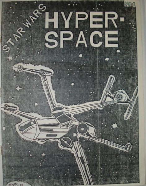 HYPER SPACE magazine side cover Issue 1 June 1977