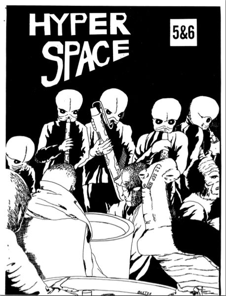 HYPER SPACE magazine cover Issue 5/6 Summer 1978