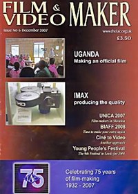 AMATEUR FILM AND VIDEO MAKER magazine side cover December 2007