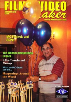 AMATEUR FILM AND VIDEO MAKER magazine side cover February 2012