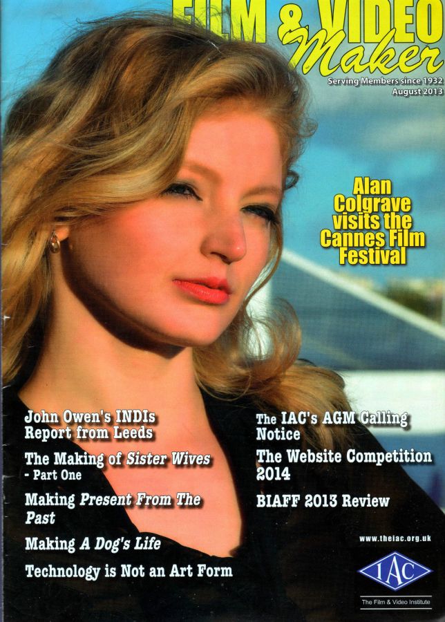 AMATEUR FILM AND VIDEO MAKER magazine cover August 2013