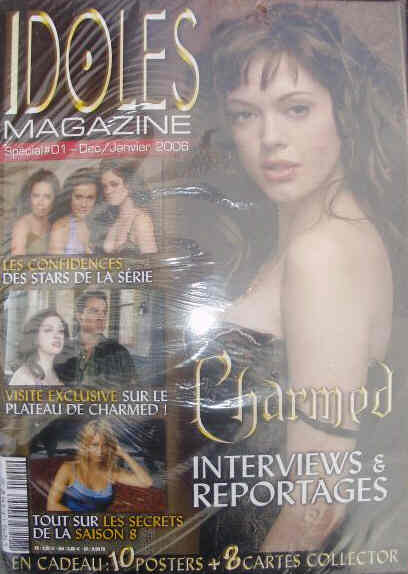 IDOLES magazine side cover December 2005