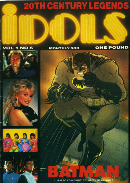 IDOLS magazine cover Issue 5 June 1988