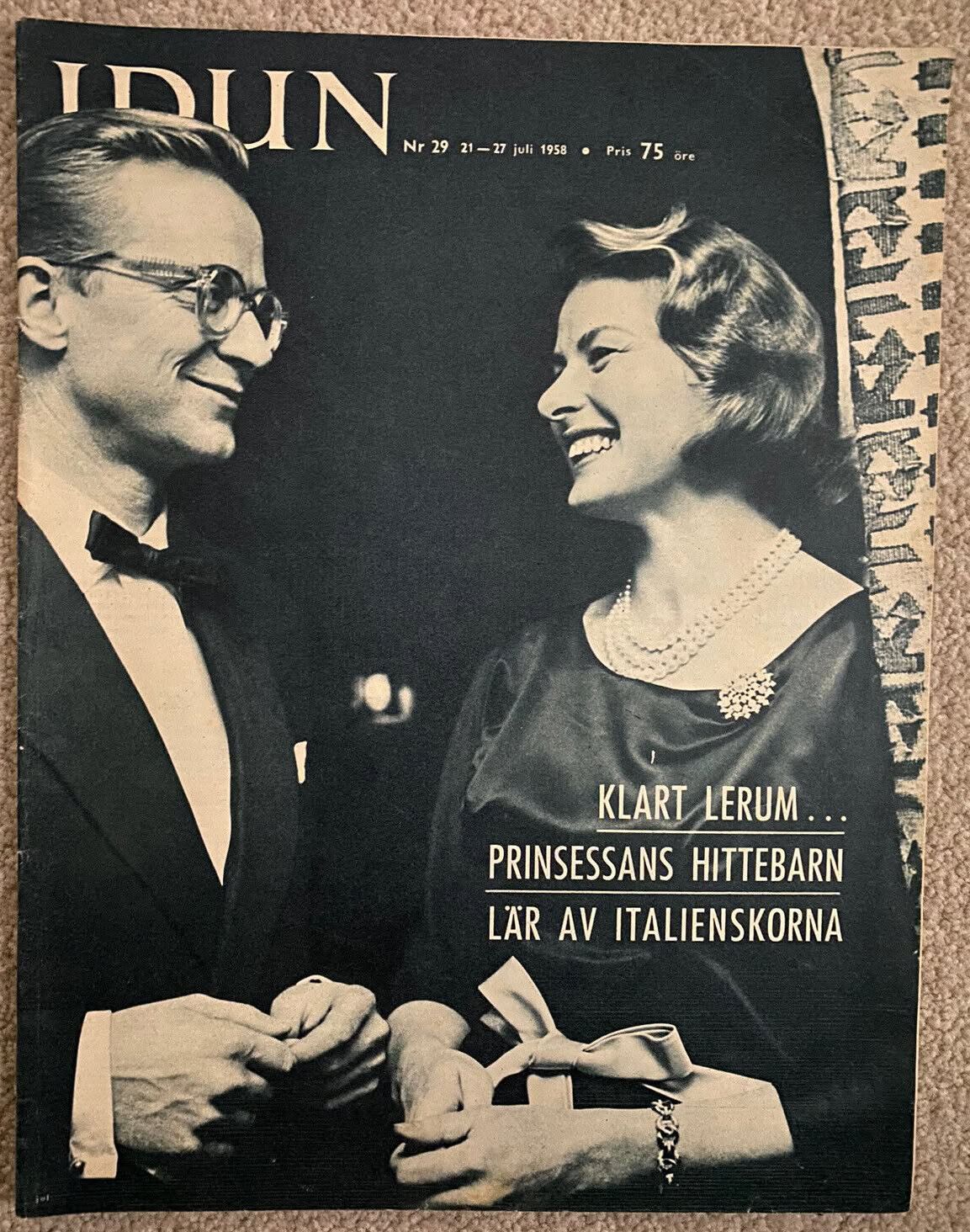 IDUN magazine cover Issue 29   1958