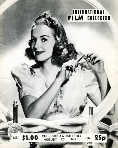INTERNATIONAL FILM COLLECTOR magazine cover Issue 5 August 1973