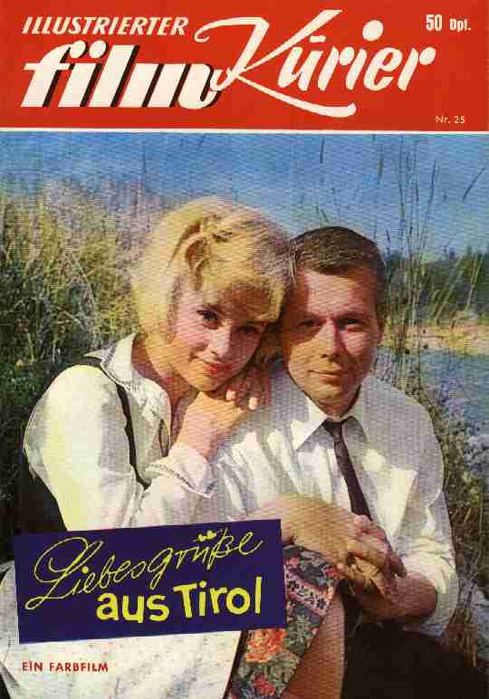 ILLUSTRIERTER FILM KURIER (60s) magazine side cover Issue 25   1964