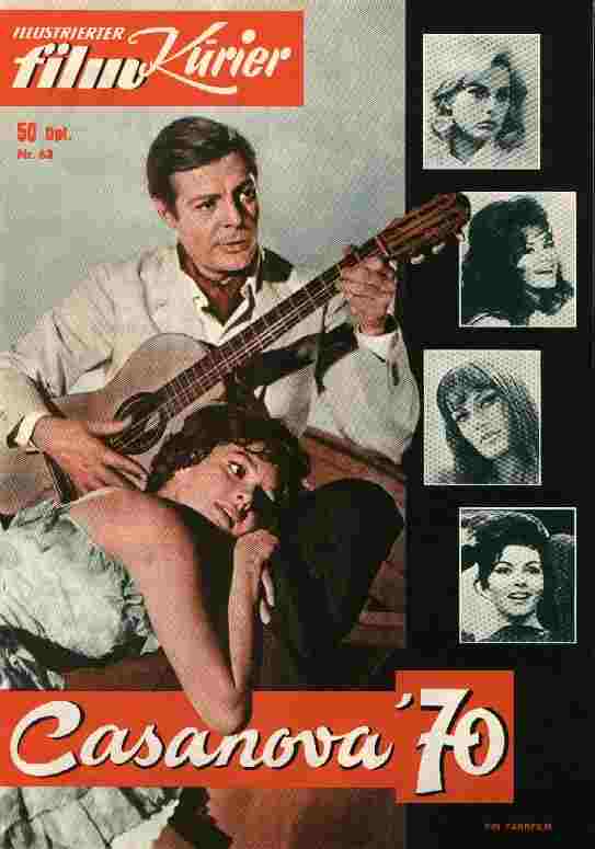ILLUSTRIERTER FILM KURIER (60s) magazine side cover Issue 63   1965