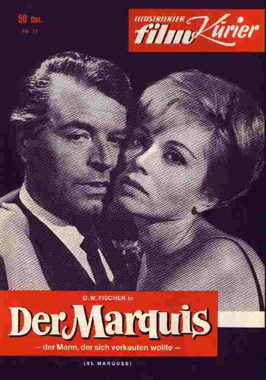 ILLUSTRIERTER FILM KURIER (60s) magazine side cover Issue 71   1965