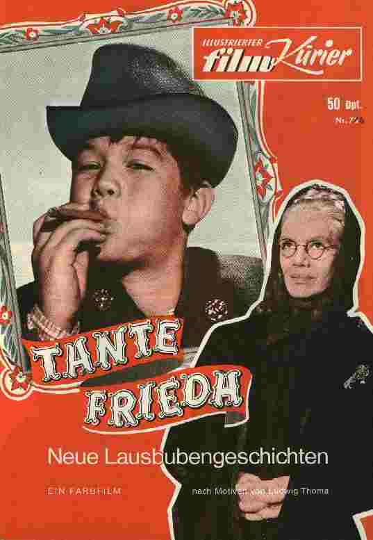 ILLUSTRIERTER FILM KURIER (60s) magazine side cover Issue 72   1965