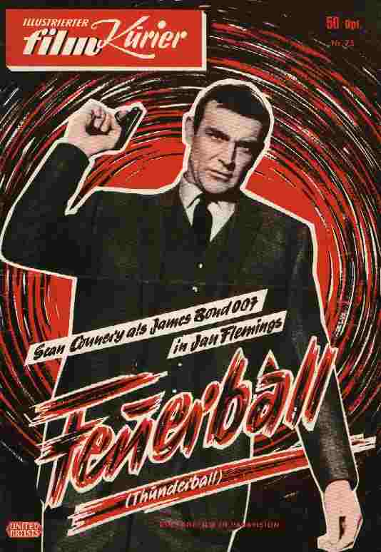 ILLUSTRIERTER FILM KURIER (60s) magazine side cover Issue 75   1965