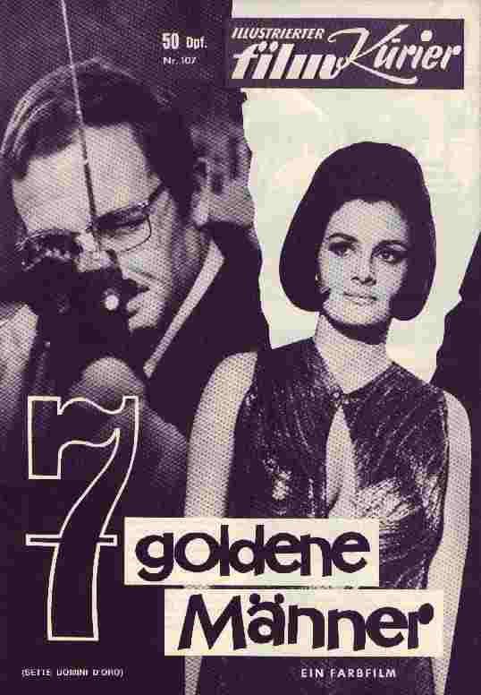 ILLUSTRIERTER FILM KURIER (60s) magazine side cover Issue 107   1966