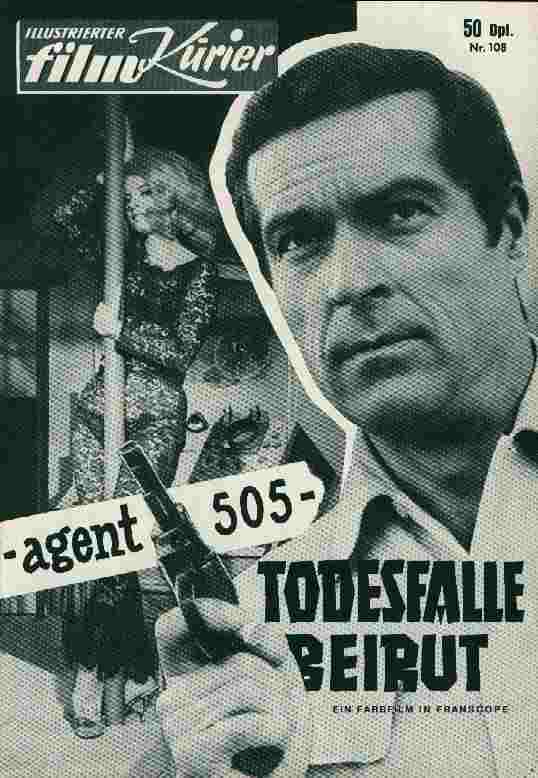 ILLUSTRIERTER FILM KURIER (60s) magazine side cover Issue 108   1966