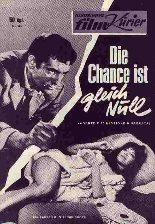 ILLUSTRIERTER FILM KURIER (60s) magazine side cover Issue 115   1966