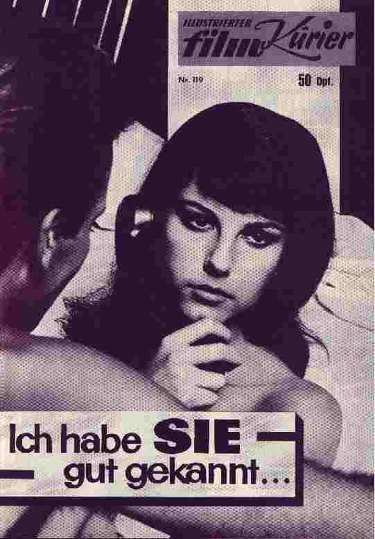 ILLUSTRIERTER FILM KURIER (60s) magazine side cover Issue 119   1966