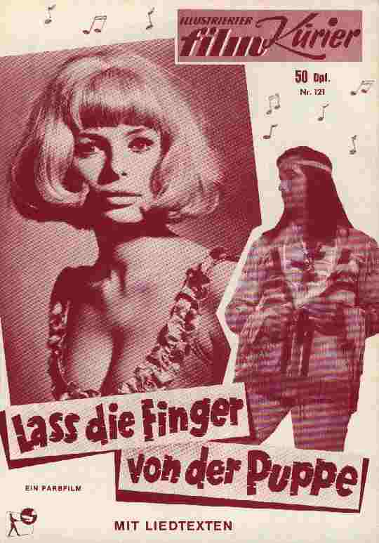 ILLUSTRIERTER FILM KURIER (60s) magazine side cover Issue 121   1966