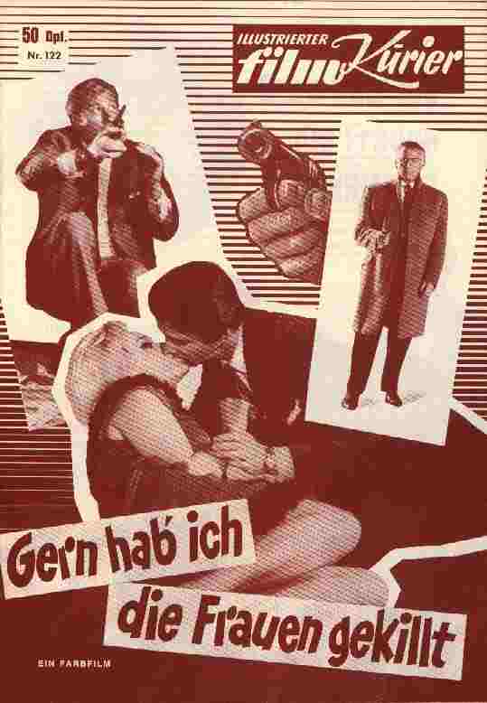 ILLUSTRIERTER FILM KURIER (60s) magazine side cover Issue 122   1966