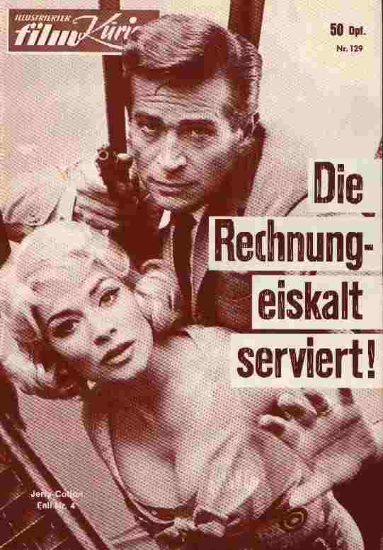 ILLUSTRIERTER FILM KURIER (60s) magazine side cover Issue 129   1966