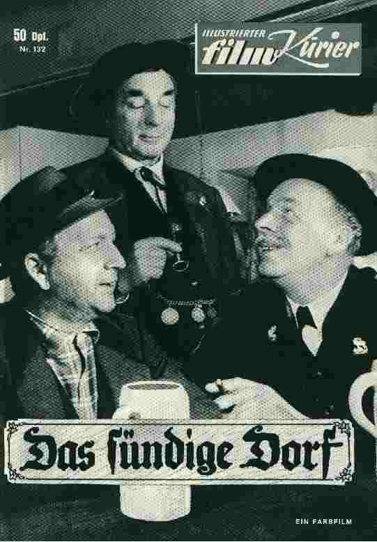 ILLUSTRIERTER FILM KURIER (60s) magazine side cover Issue 132   1966