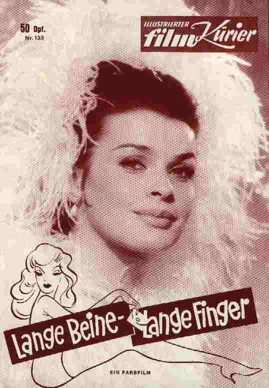 ILLUSTRIERTER FILM KURIER (60s) magazine side cover Issue 133   1966