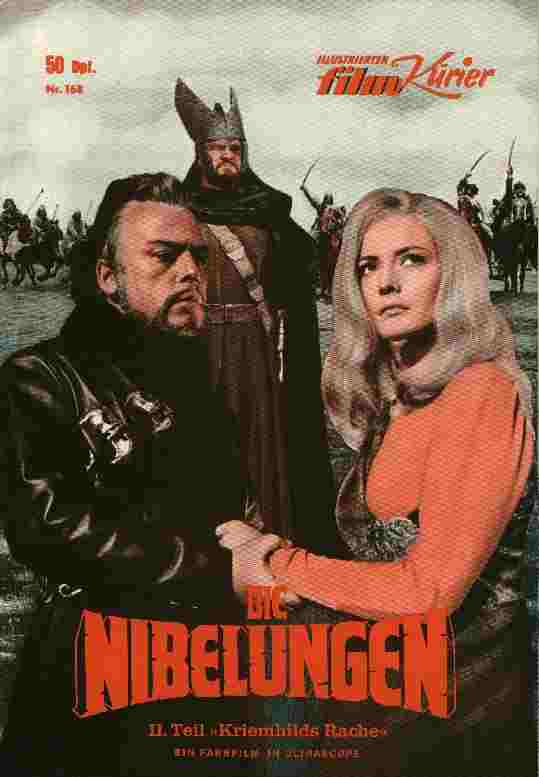 ILLUSTRIERTER FILM KURIER (60s) magazine side cover Issue 168   1966