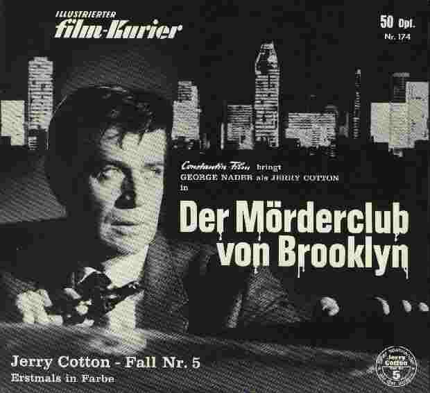 ILLUSTRIERTER FILM KURIER (60s) magazine side cover Issue 174   1966