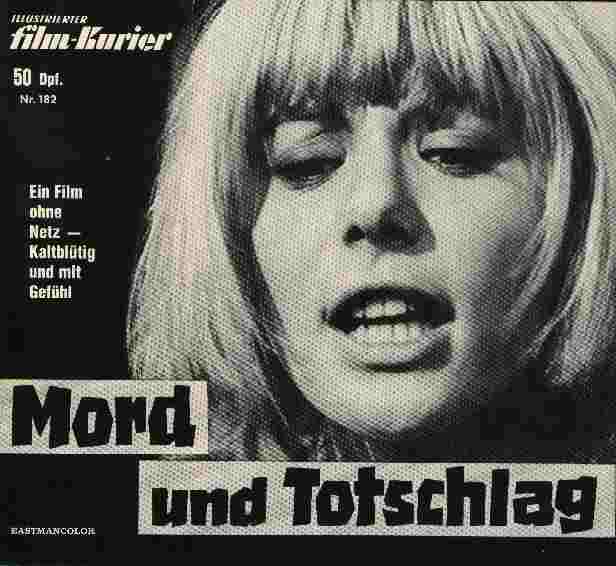 ILLUSTRIERTER FILM KURIER (60s) magazine side cover Issue 182   1967