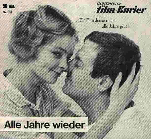 ILLUSTRIERTER FILM KURIER (60s) magazine side cover Issue 188   1967