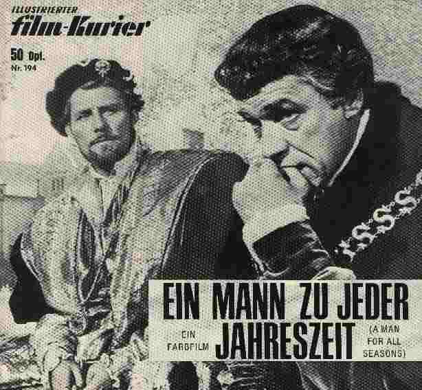 ILLUSTRIERTER FILM KURIER (60s) magazine side cover Issue 194   1967