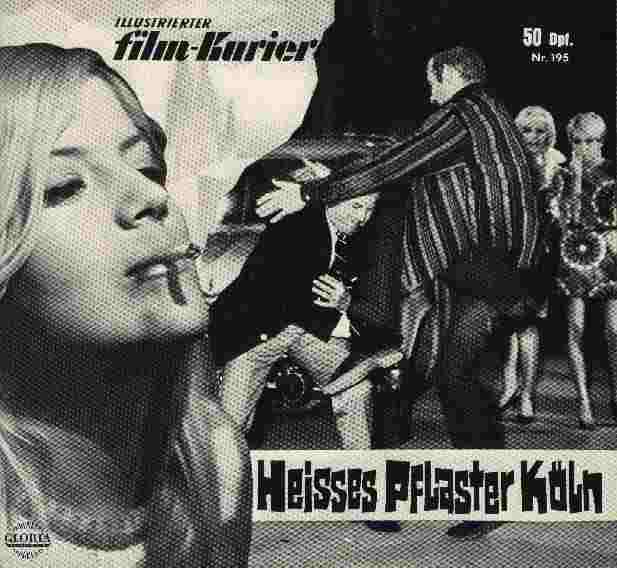 ILLUSTRIERTER FILM KURIER (60s) magazine side cover Issue 195   1967