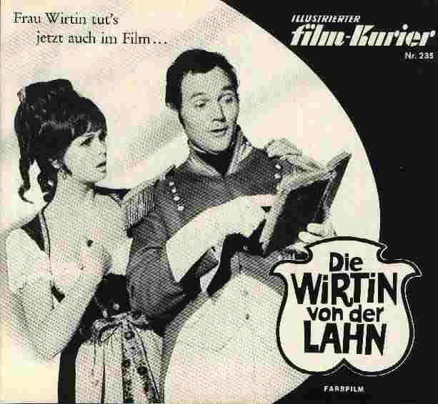 ILLUSTRIERTER FILM KURIER (60s) magazine side cover Issue 235   1968