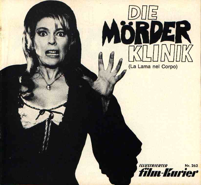 ILLUSTRIERTER FILM KURIER (60s) magazine side cover Issue 262   1968