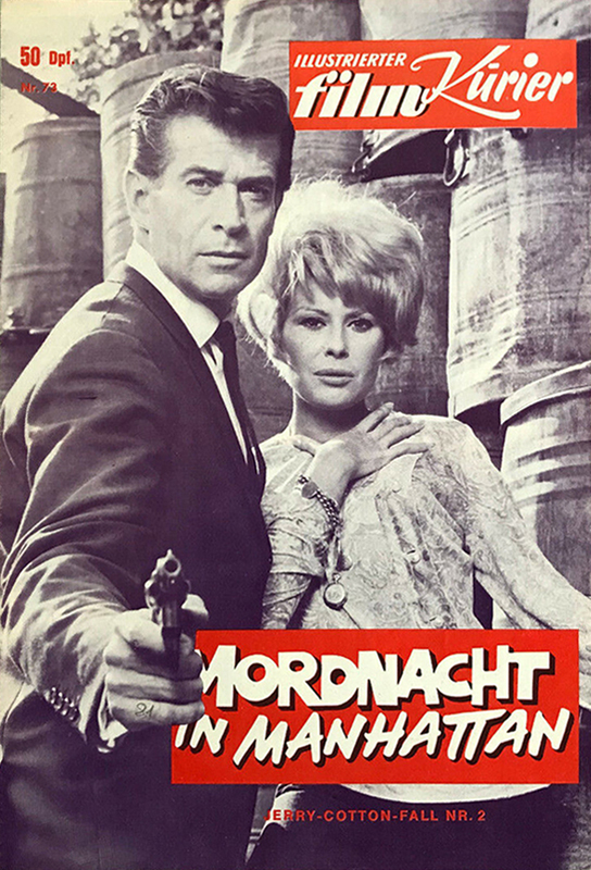 ILLUSTRIERTER FILM KURIER (60s) magazine side cover Issue 73  1965