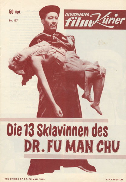 ILLUSTRIERTER FILM KURIER (60s) magazine side cover Issue 137  1966