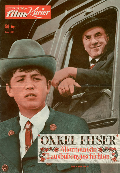 ILLUSTRIERTER FILM KURIER (60s) magazine side cover Issue 162  1966