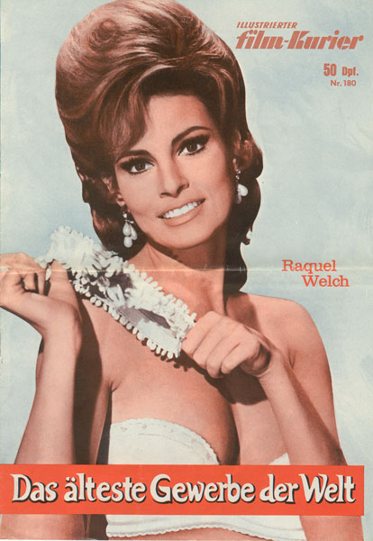 ILLUSTRIERTER FILM KURIER (60s) magazine side cover Issue 180  1967