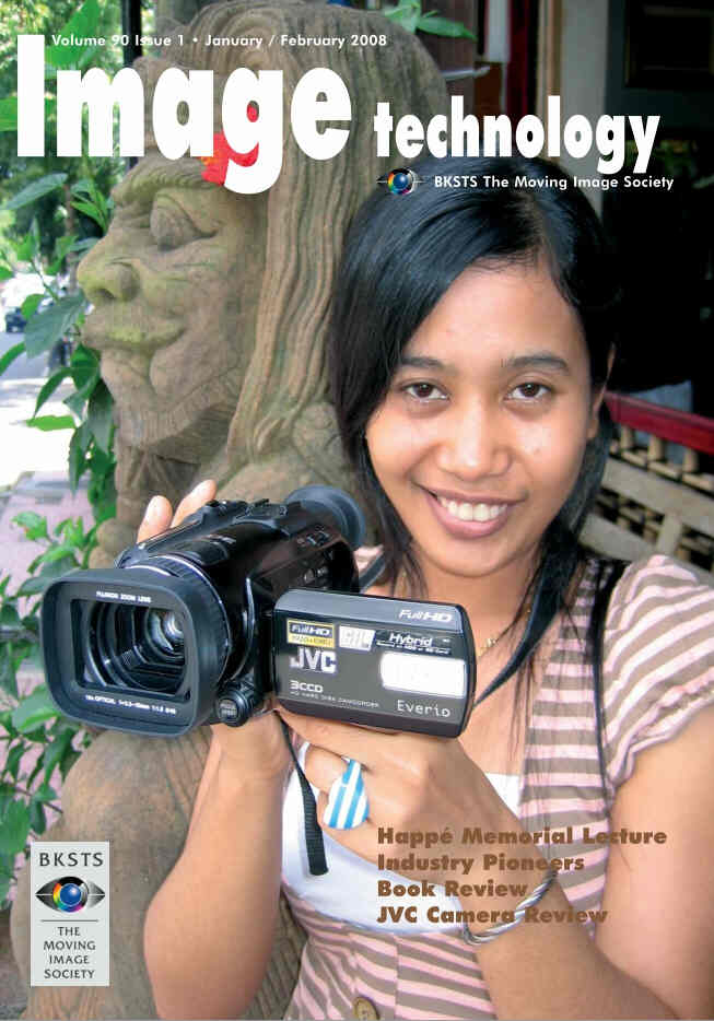IMAGE TECHNOLOGY magazine cover January/February 2008