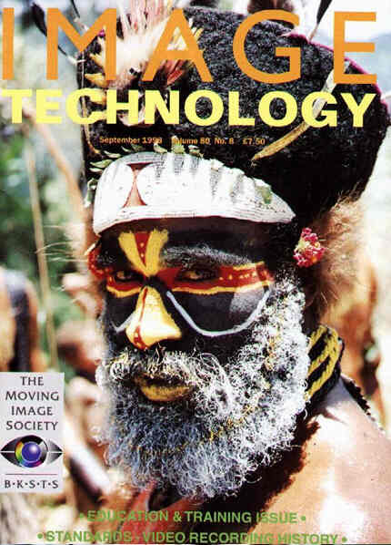 IMAGE TECHNOLOGY magazine cover September 1998