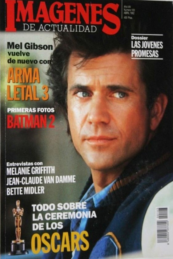 IMAGENES DE ACTUALIDAD magazine side cover Issue 103 April 1992