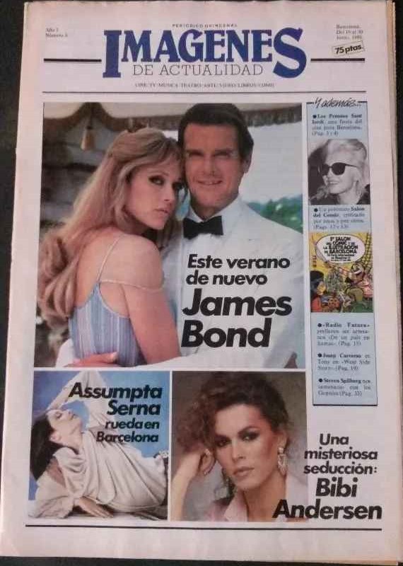 IMAGENES DE ACTUALIDAD magazine side cover Issue 5  1985